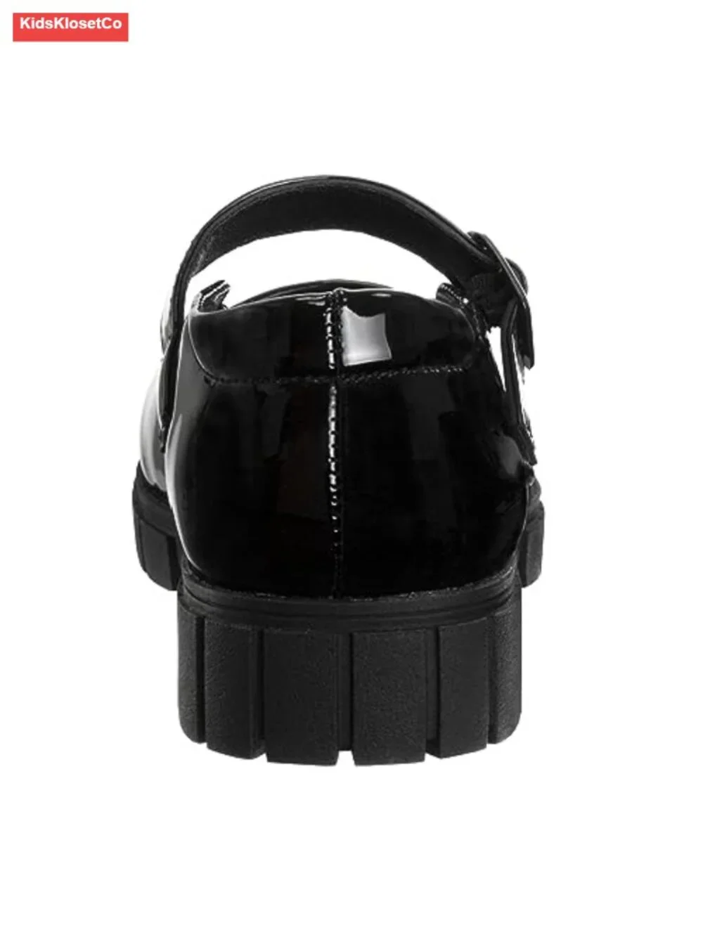 Girls Round Toe Mary Jane School Shoes Faux Leather Buckle